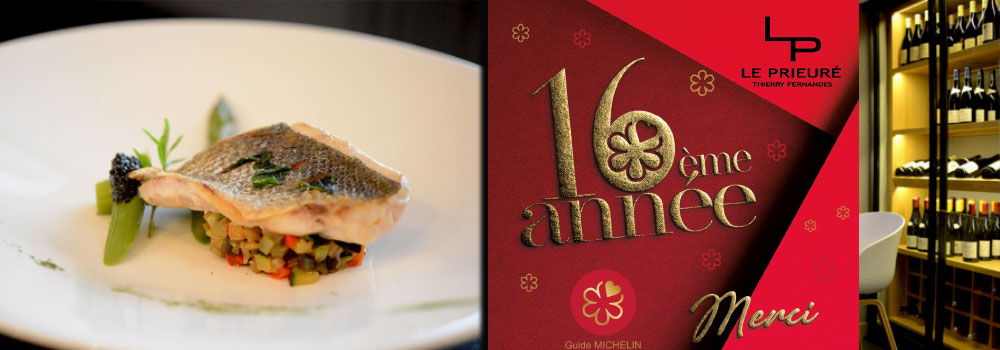 Guide Michelin - le prieuré restaurant gastronomique à Ambierle